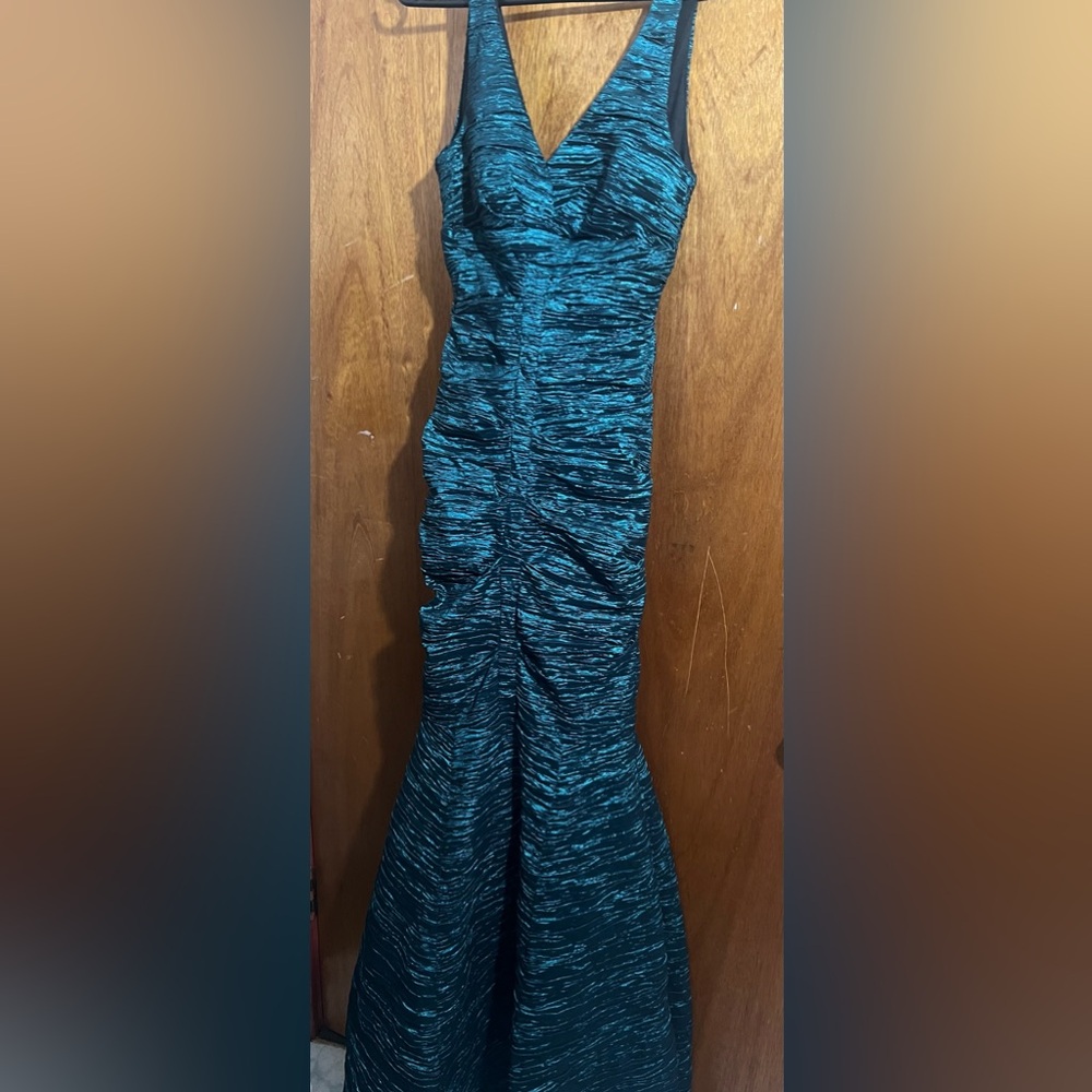 Cache gown mermaid gown vintage emerald prom/black tie/ event/ pageant